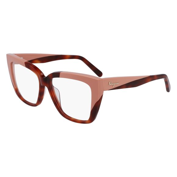 New Salvatore Ferragamo SF 2939 218 Blonde Tortoise Nude